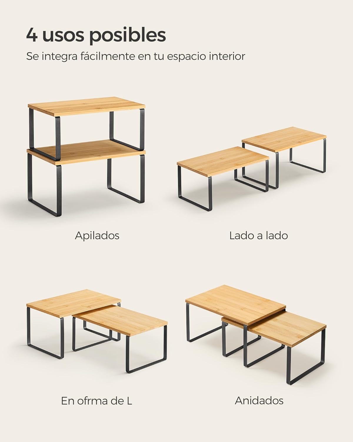 SONGMICS Estante para Especias