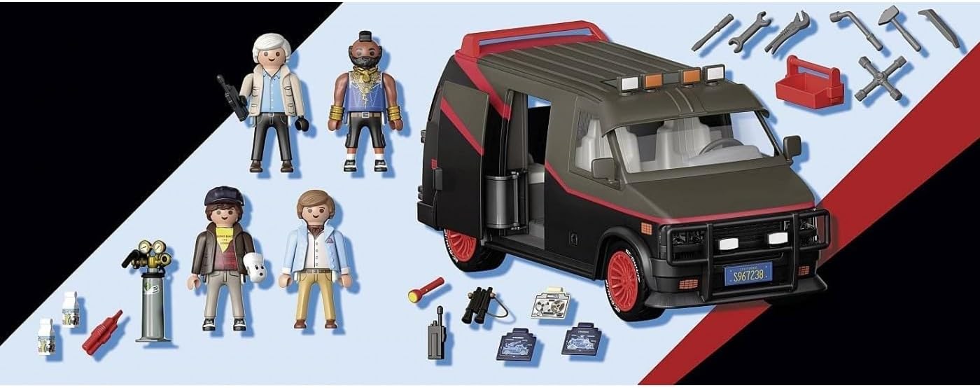 PLAYMOBIL Furgoneta del Equipo A