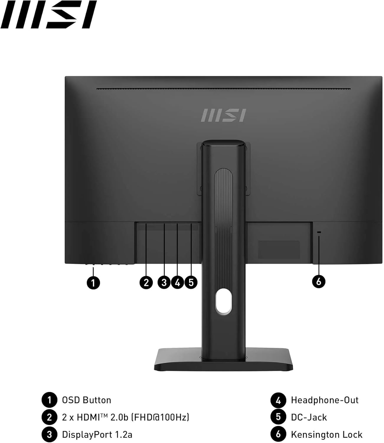 MSI Pro MP273QP Monitor