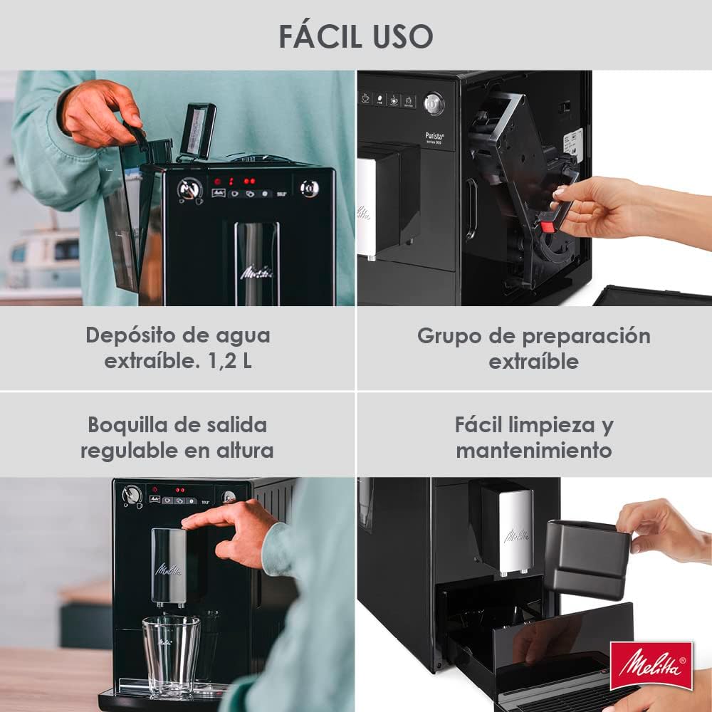 Cafetera Superautomática con Molinillo Melitta