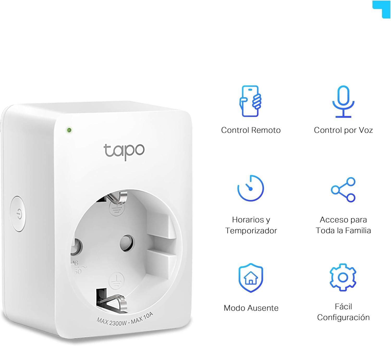 Enchufe Smart Tapo P100 