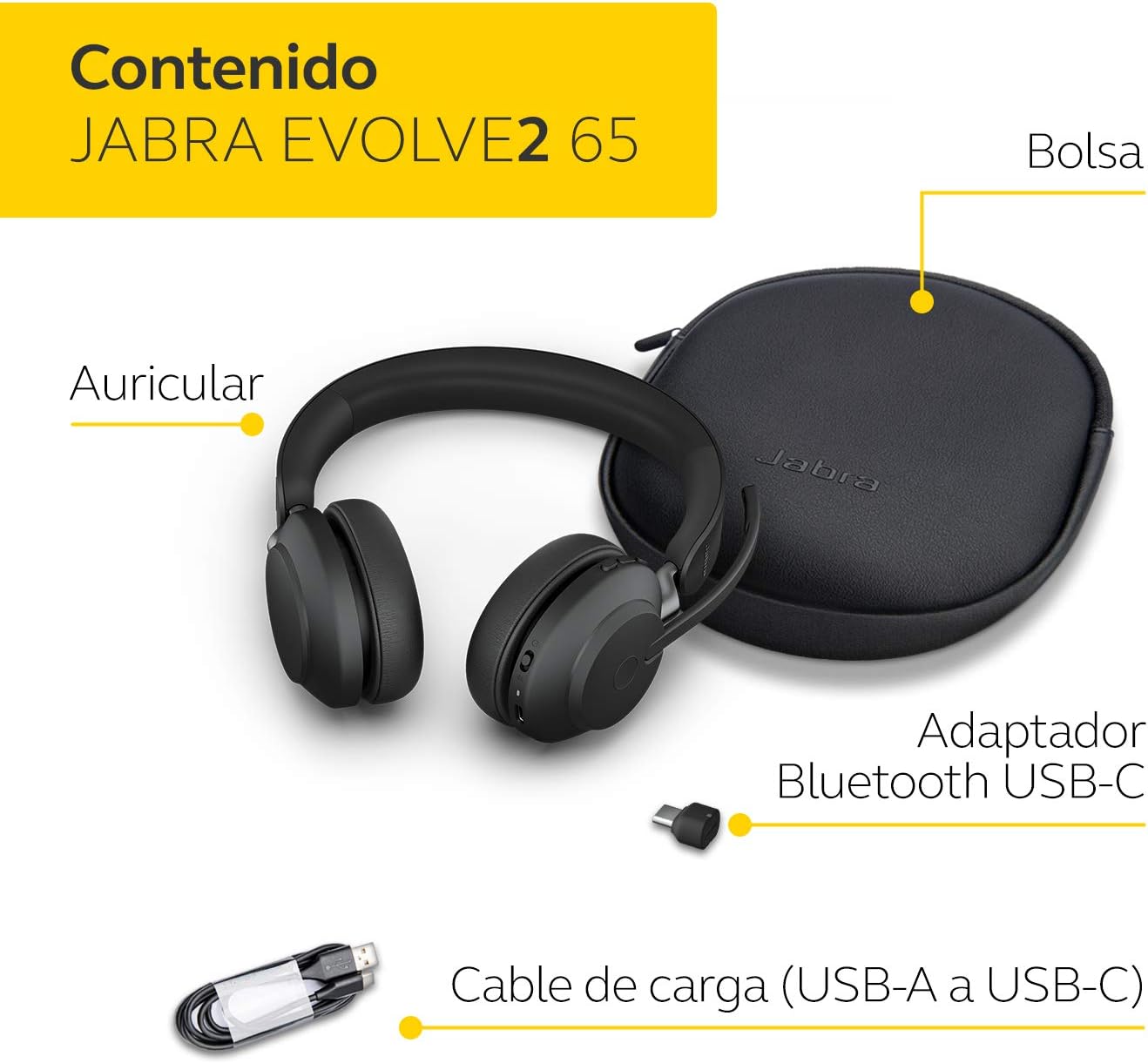 Auriculares Jabra Evolve2 65