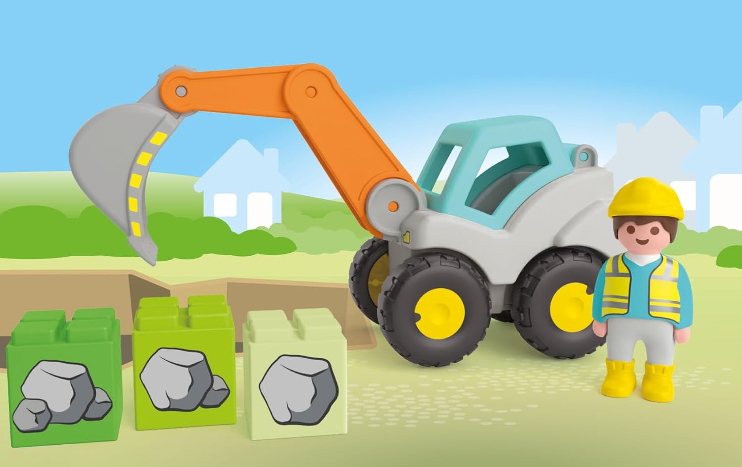 PLAYMOBIL Junior Pala Excavadora