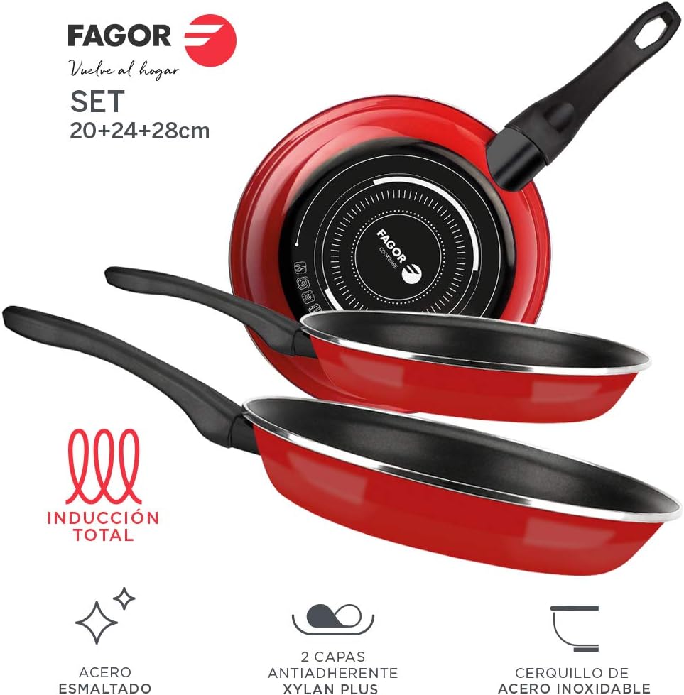 Juego de Sartenes Fagor Optimax