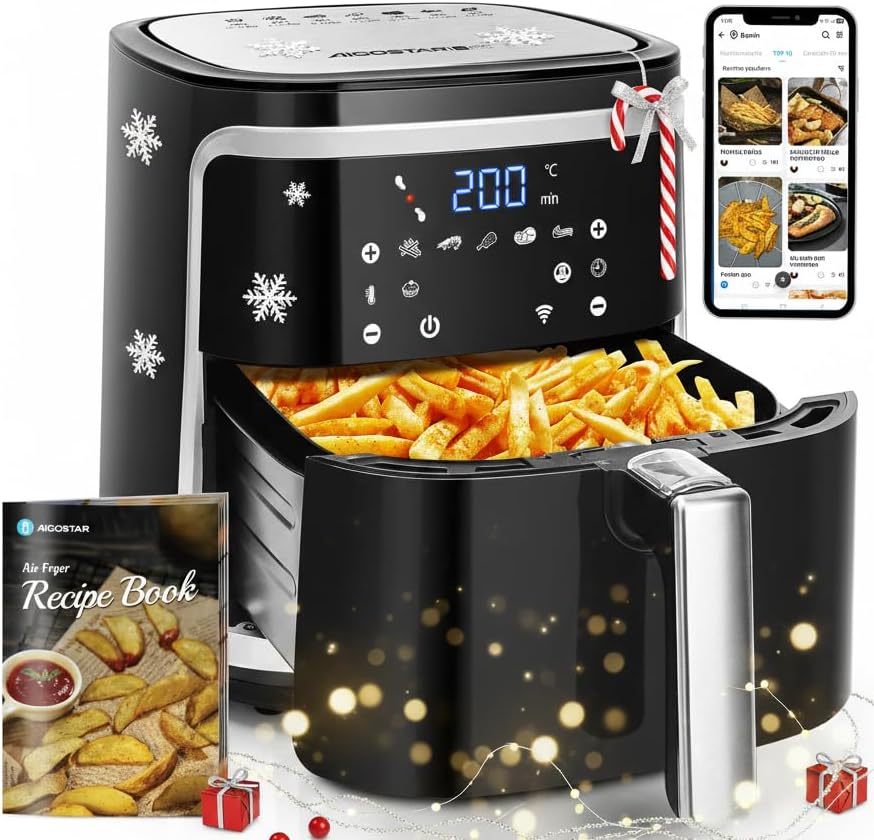 AIGOSTAR Freidora de Aire sin Aceite 7L