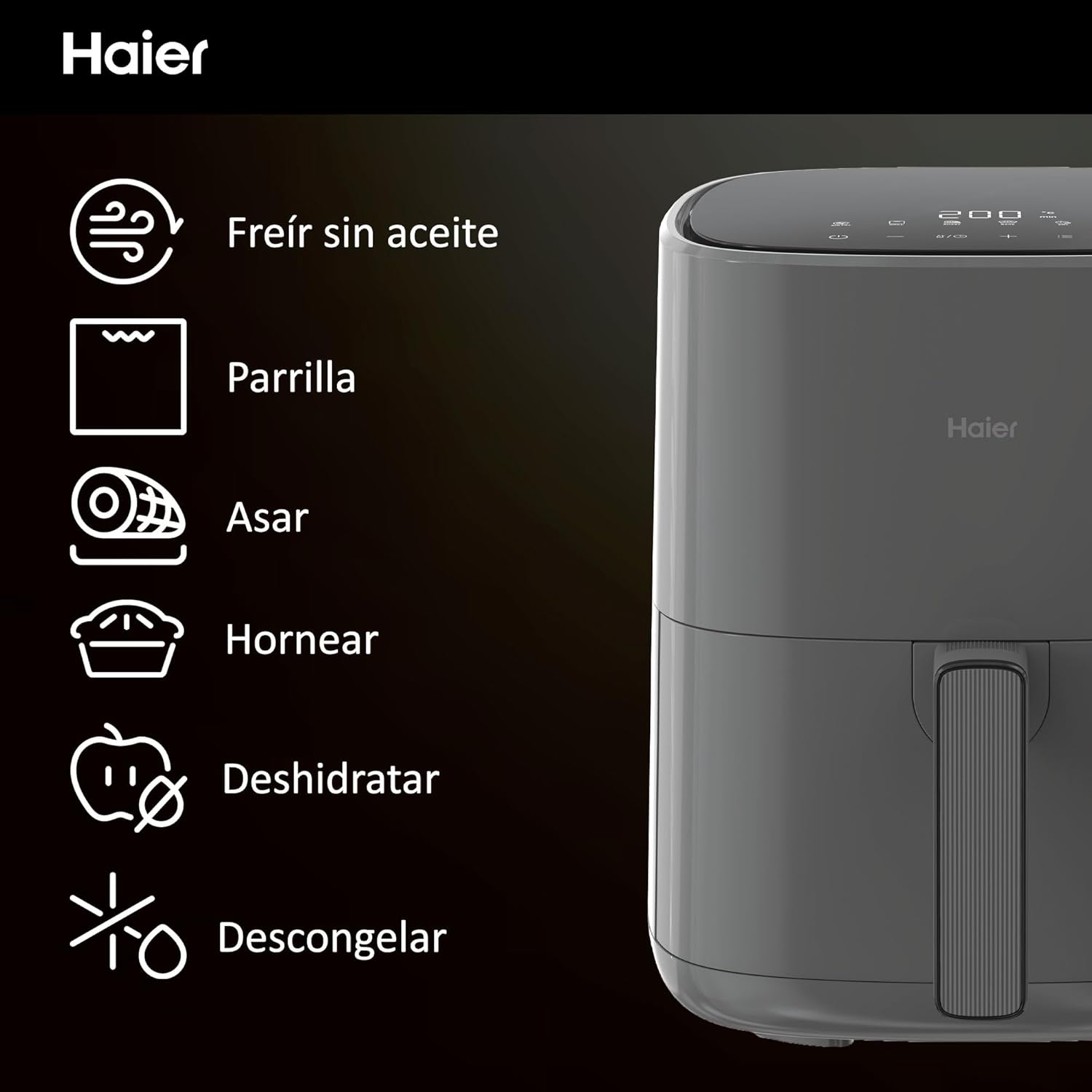 HAIER Freidora de Aire 5L