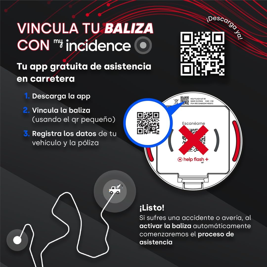 Baliza V16 Help Flash