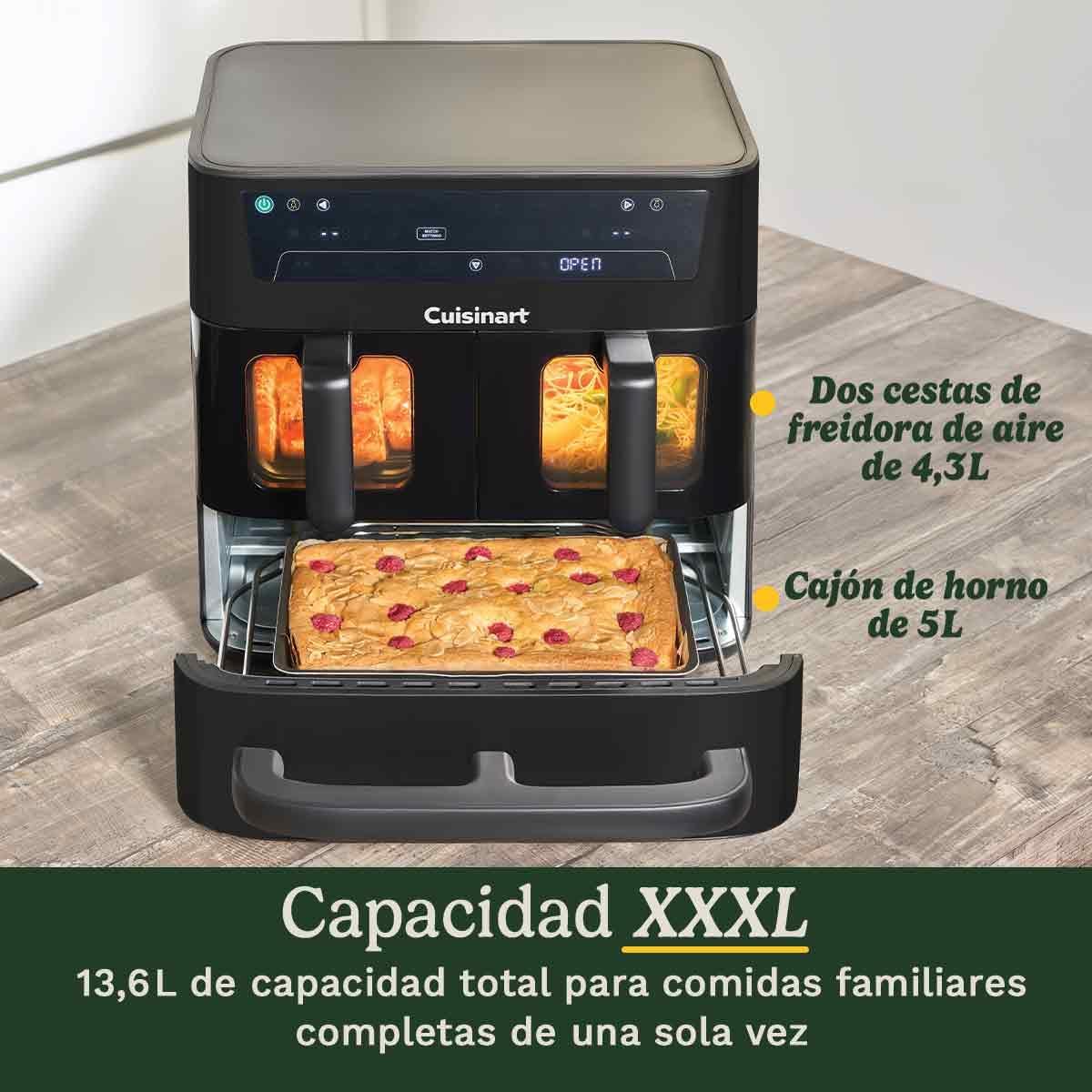 Freidora y Horno Cuisinart Tri Zone
