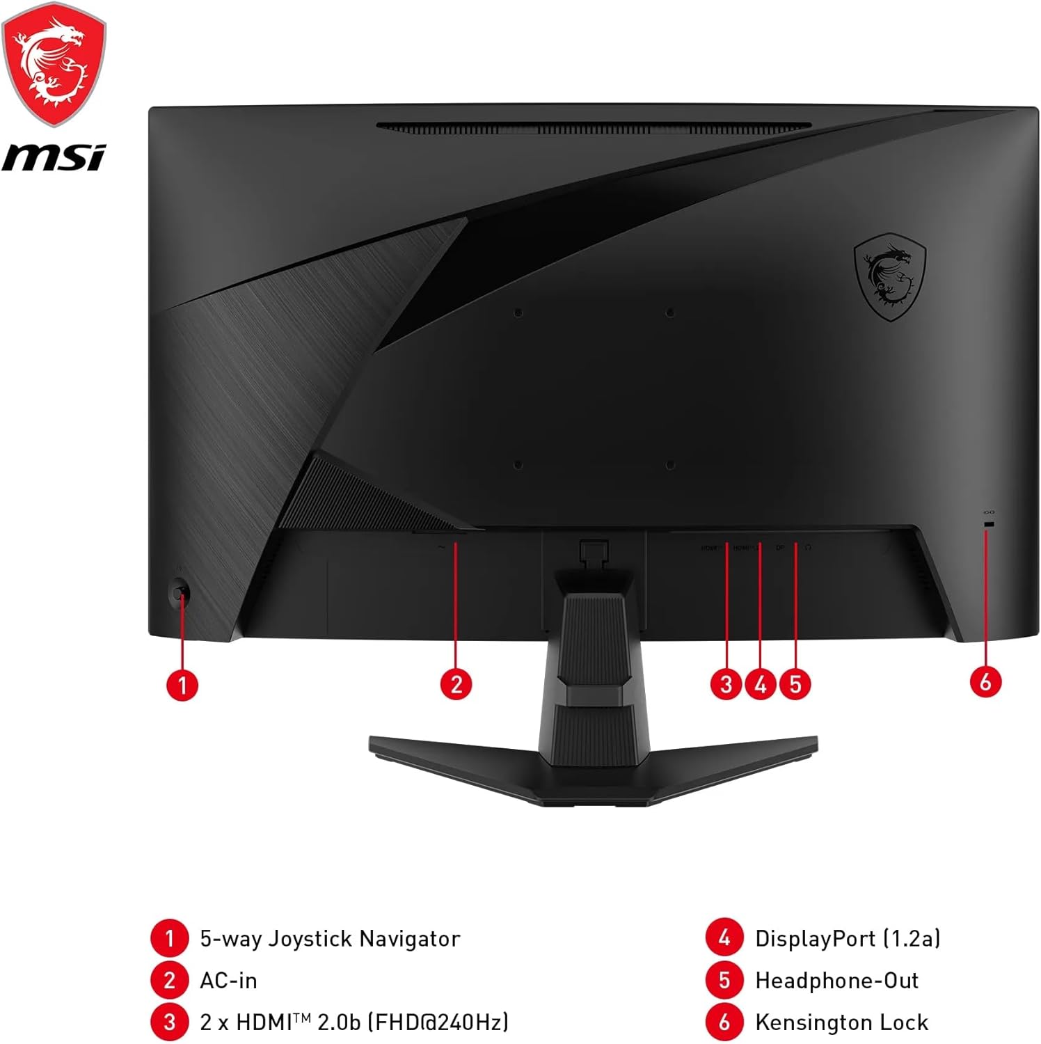 MONITOR MSI mag 27C6F