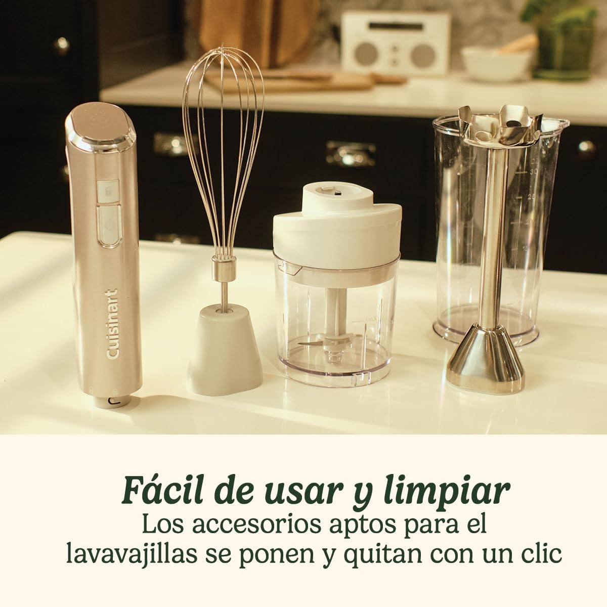 Cuisinart Batidora de mano inalámbrica