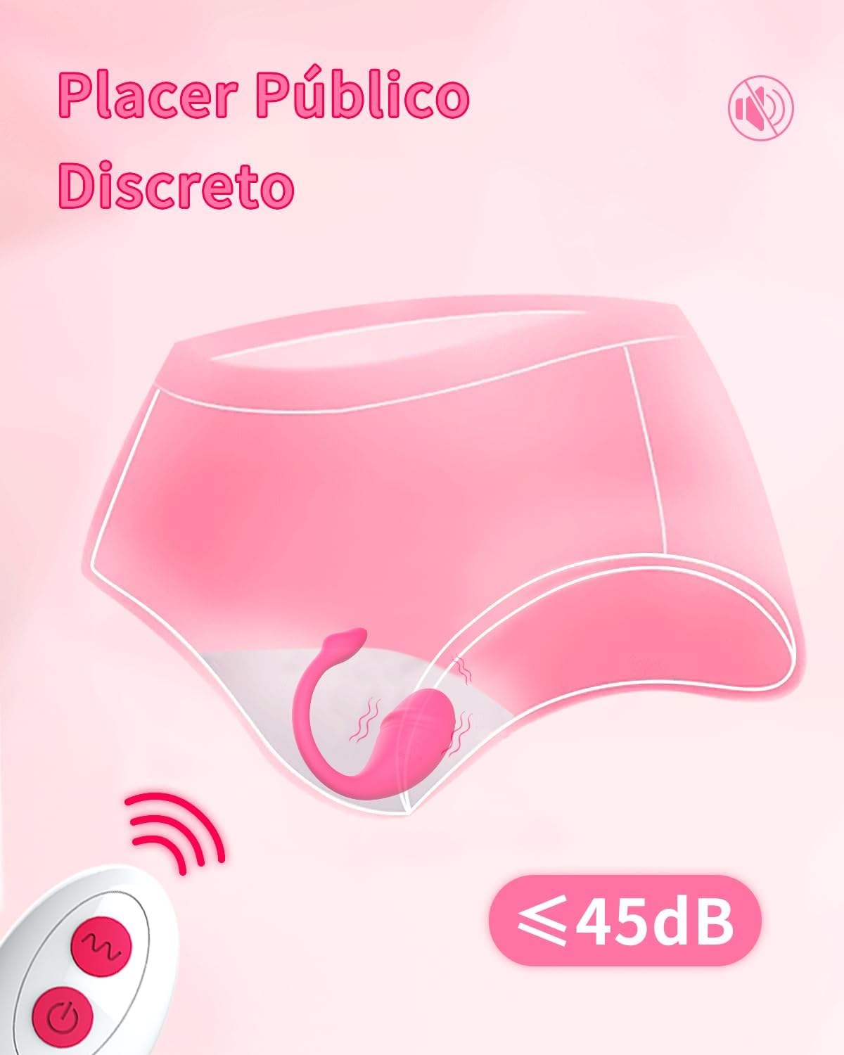 Vibrador Kaiagame Mando a Distancia