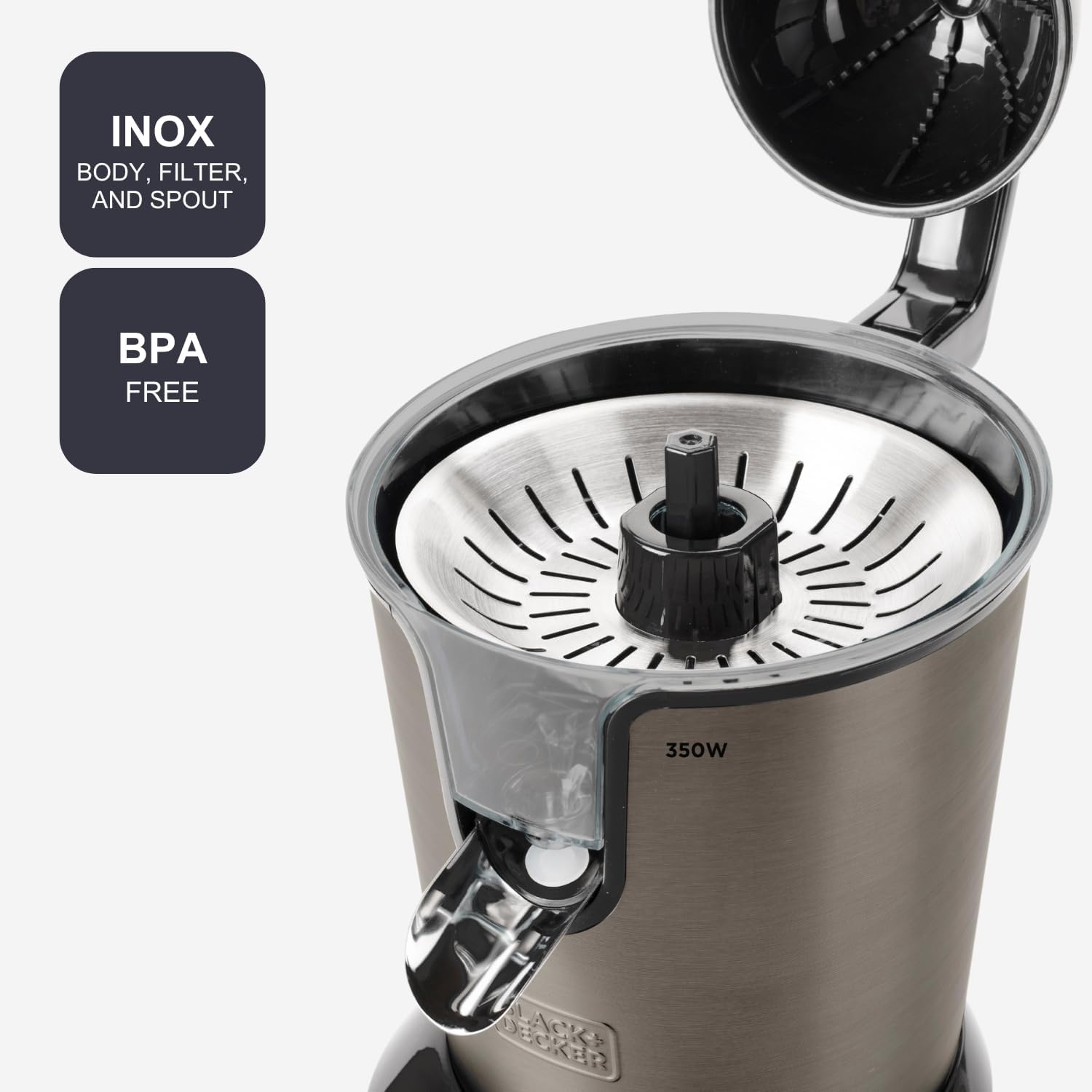 BLACK DECKER Exprimidor de Palanca 350W