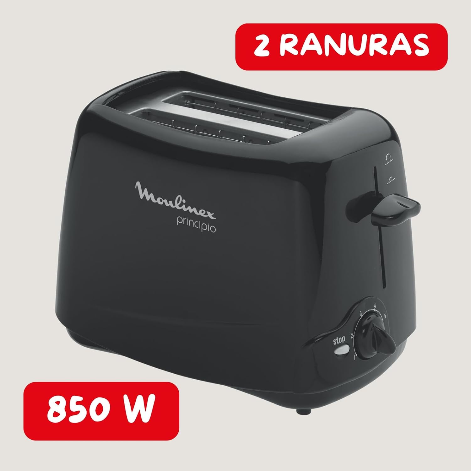Moulinex Principio Tostadora 2 Ranuras