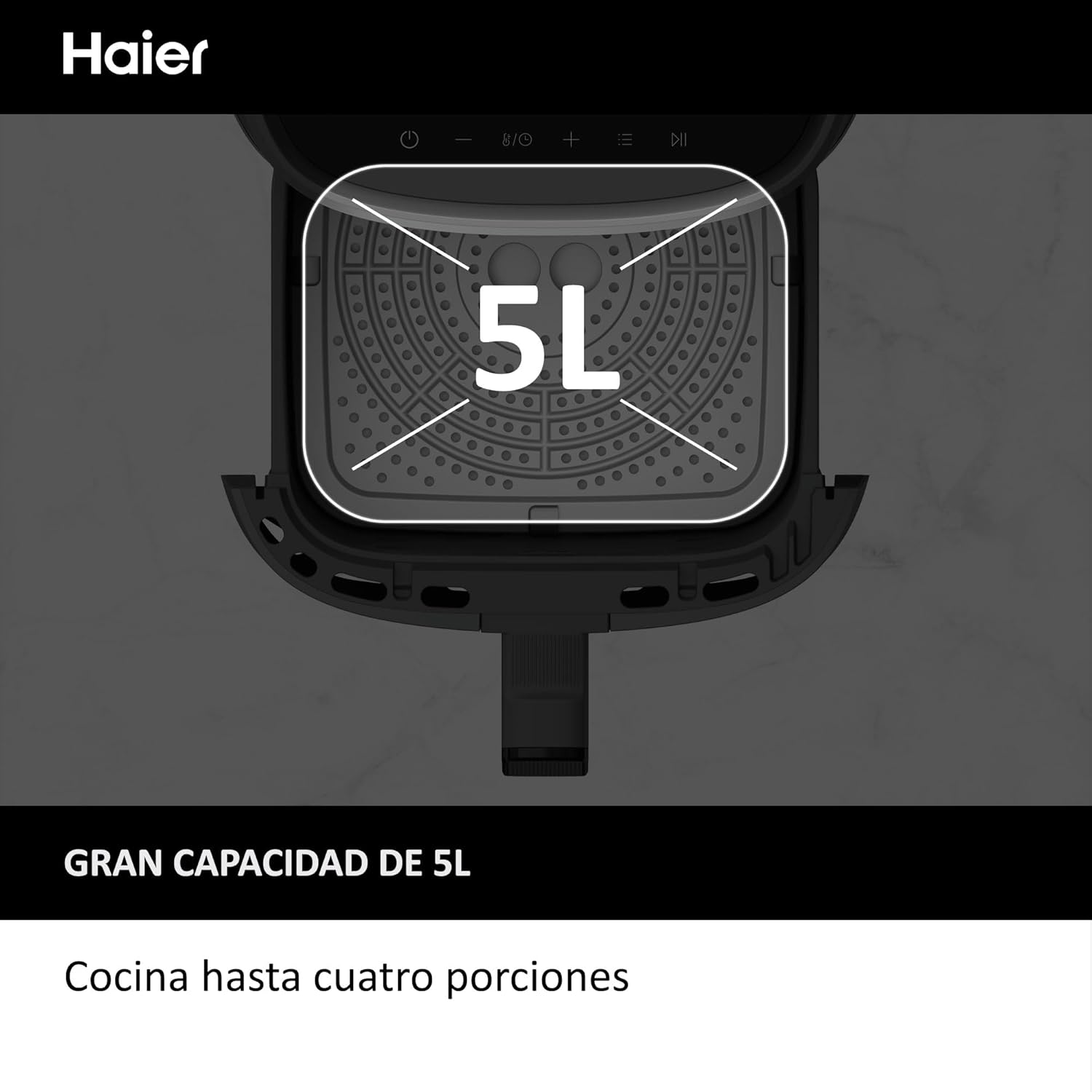 HAIER Freidora de Aire 5L
