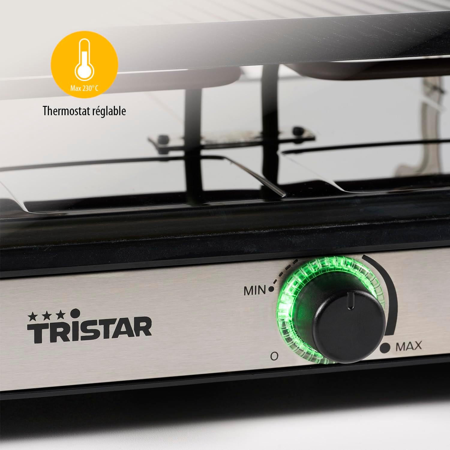 Superficie de cocción Tristar Raclette