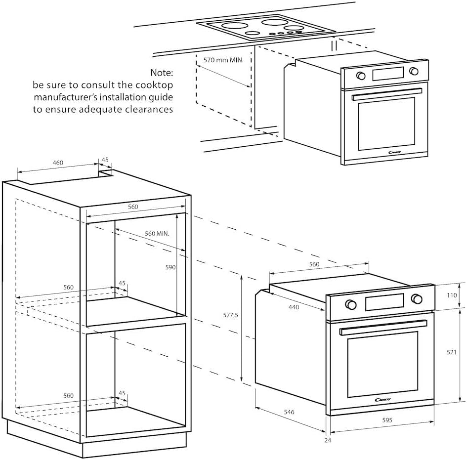 Horno Multifunción Candy Idea