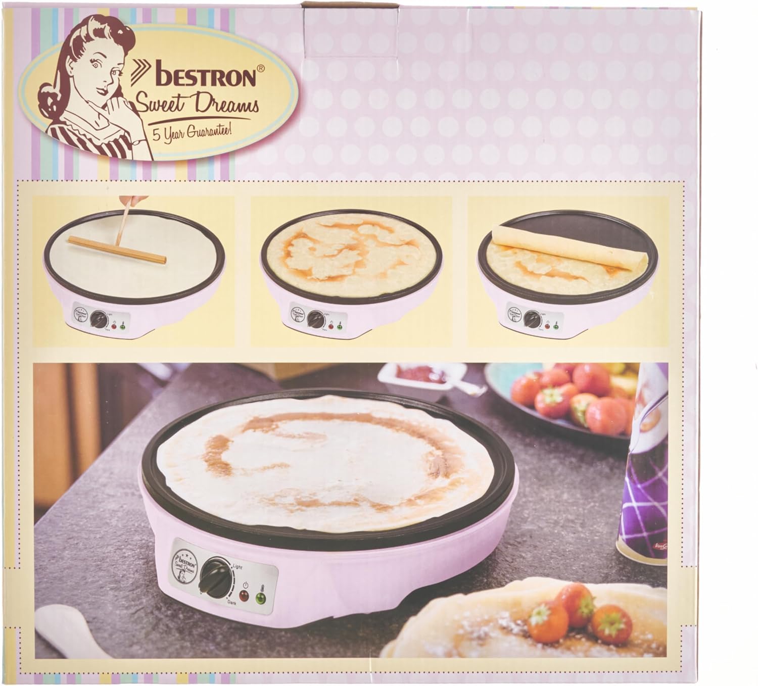 Crepera Bestron Retro