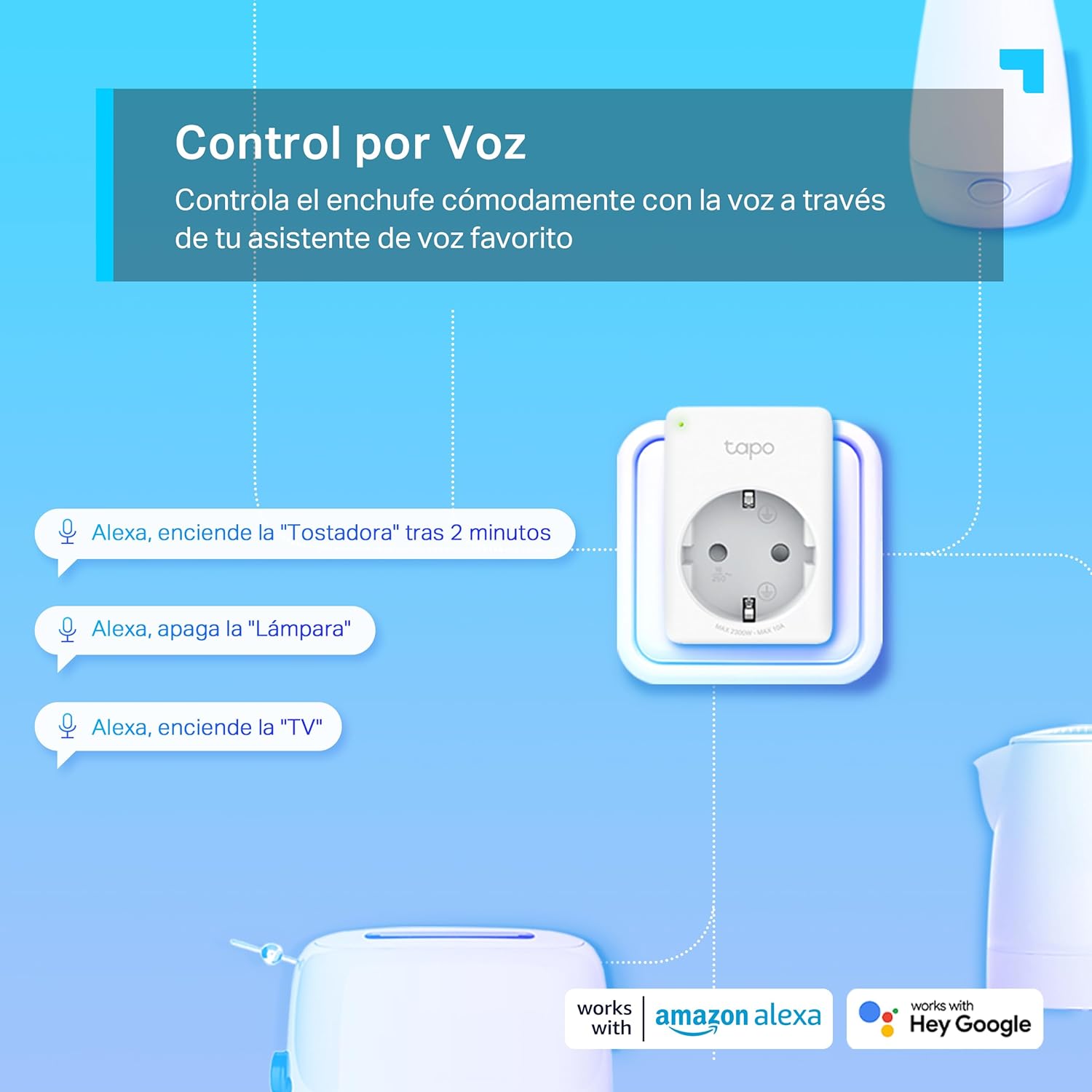 Enchufe Smart Tapo P100 