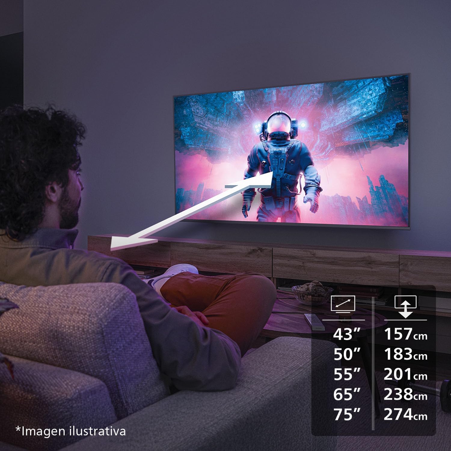 Philips Smart TV 75PUS