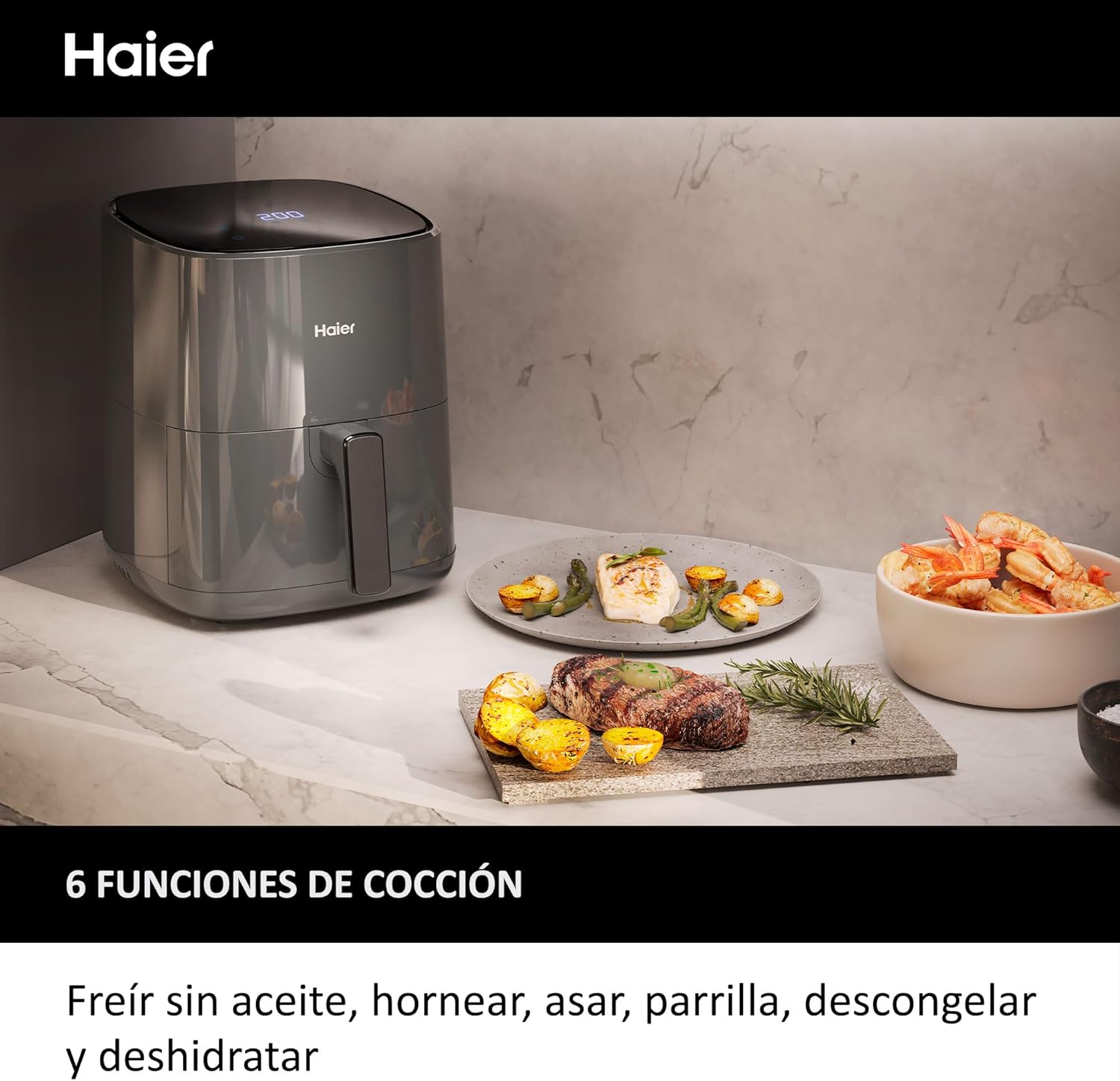 HAIER Freidora de Aire 5L