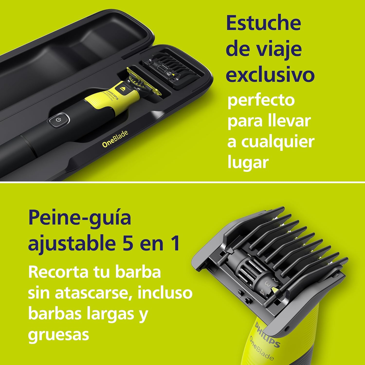 Recortadora barba Philips OneBlade 360