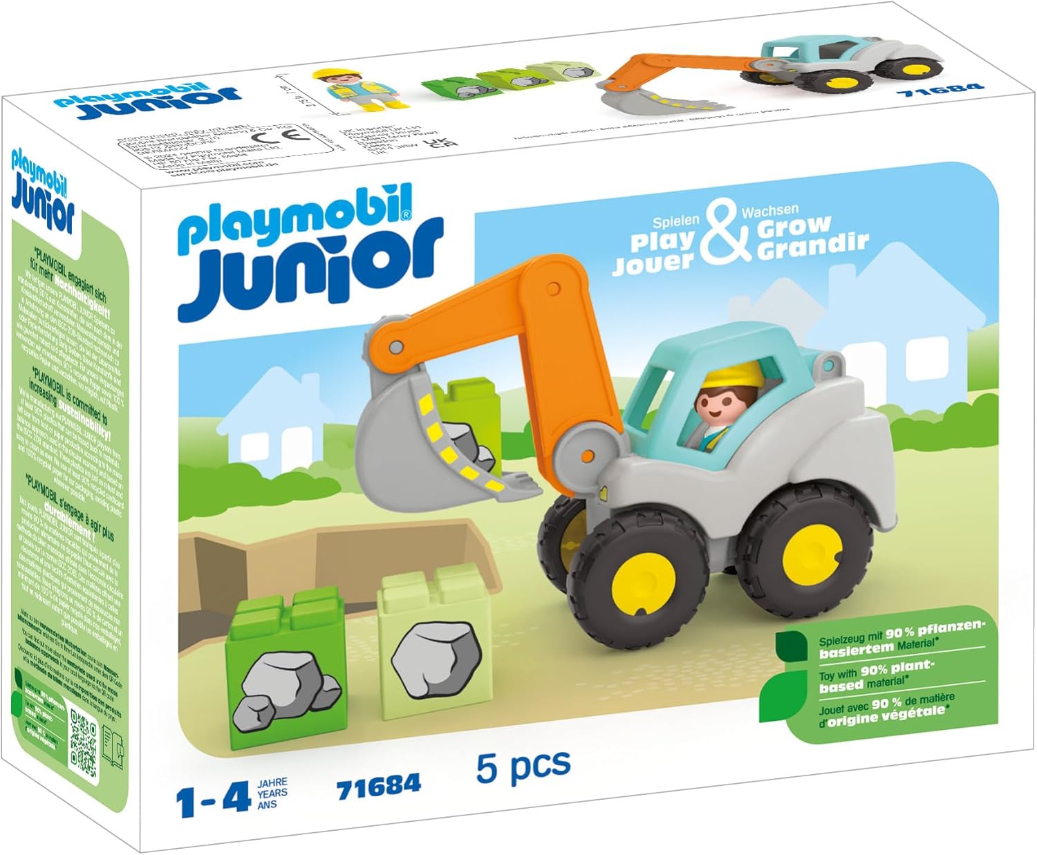 PLAYMOBIL Junior Pala Excavadora