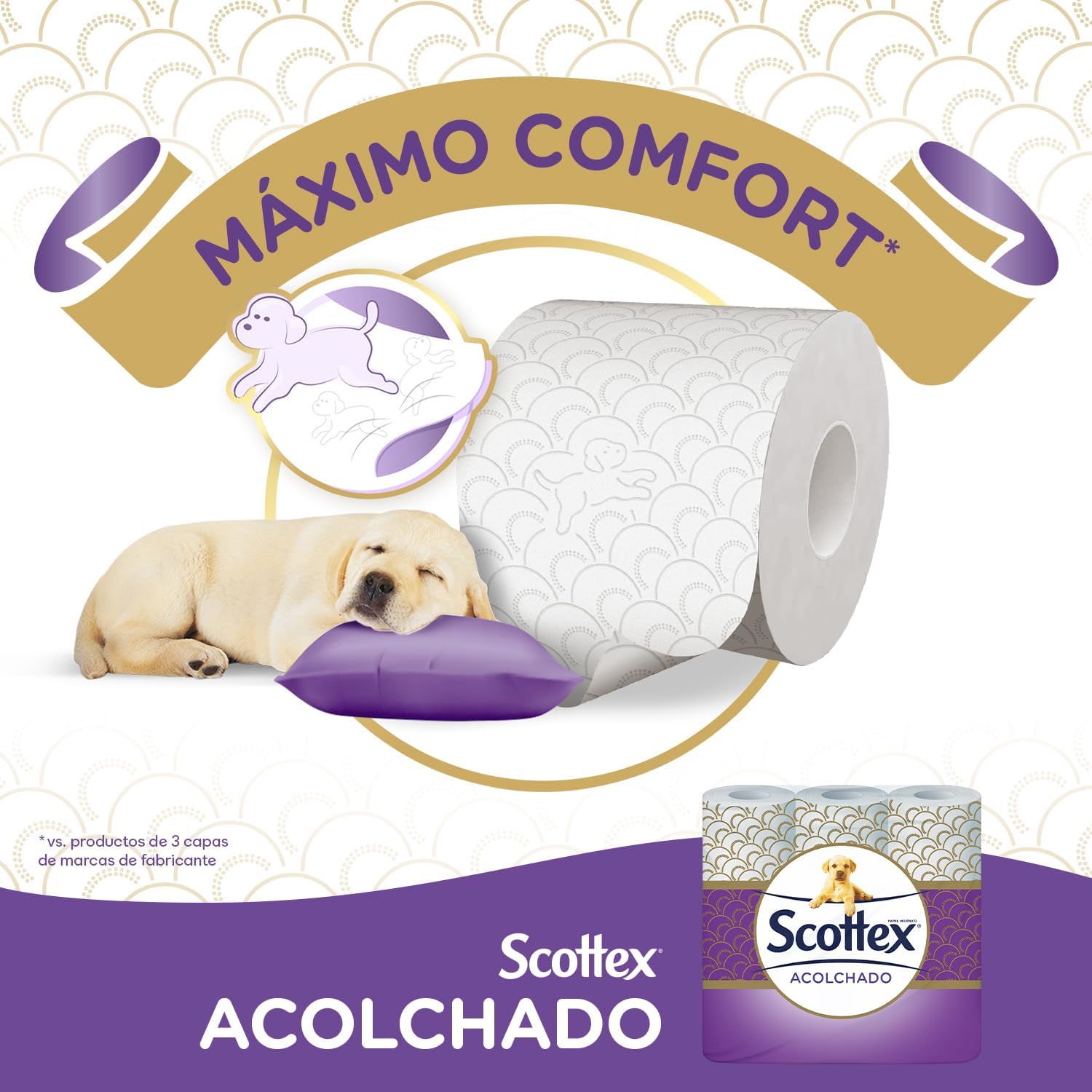 Papel higiénico Scottex 8 rollos 7 PACK