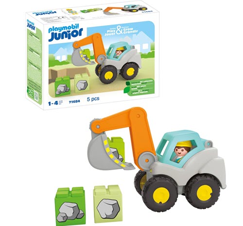 PLAYMOBIL Junior Pala Excavadora