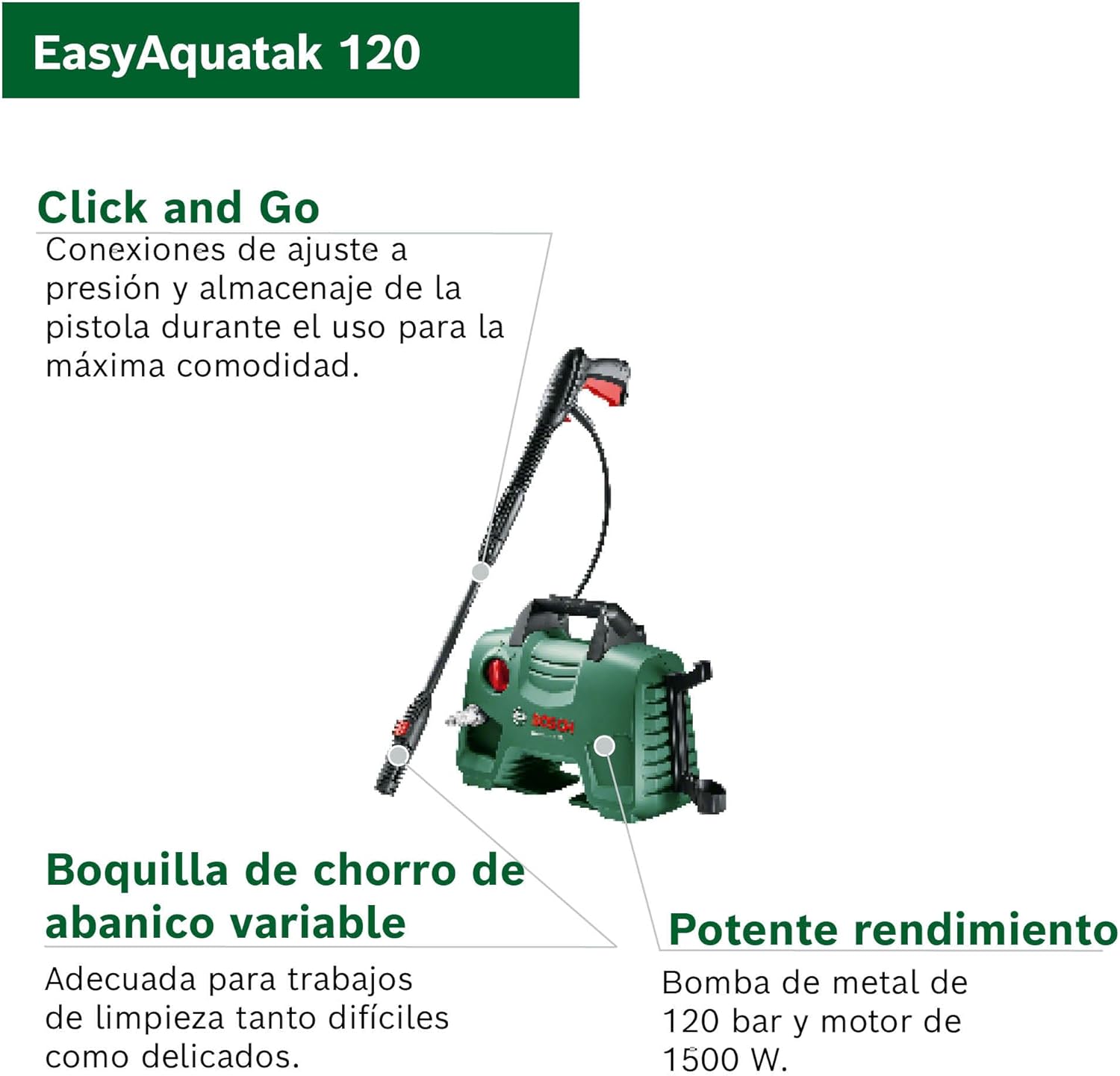 Bosch hidrolimpiadora EasyAquatak 120