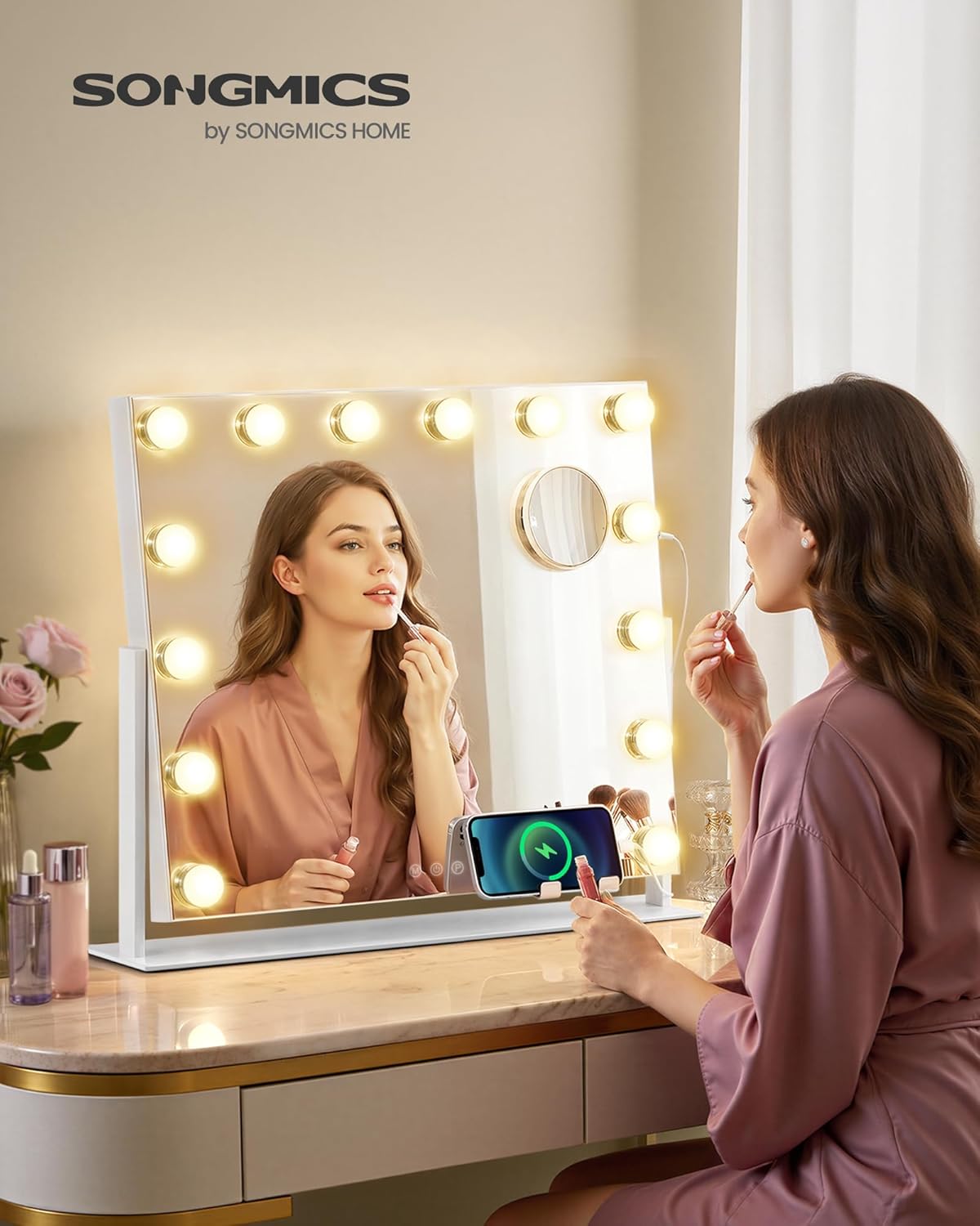 SONGMICS Espejo de Maquillaje