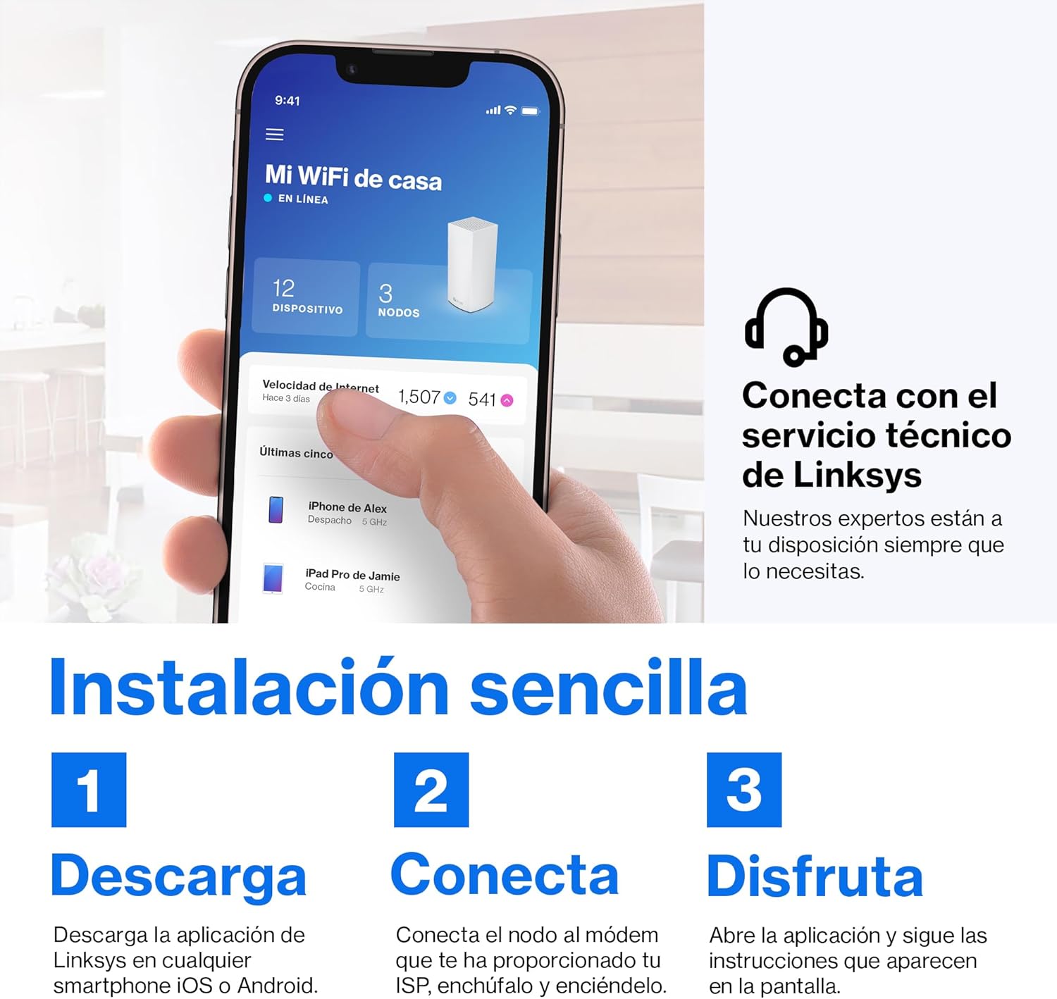Sistema WiFi 6 Mesh Linksys