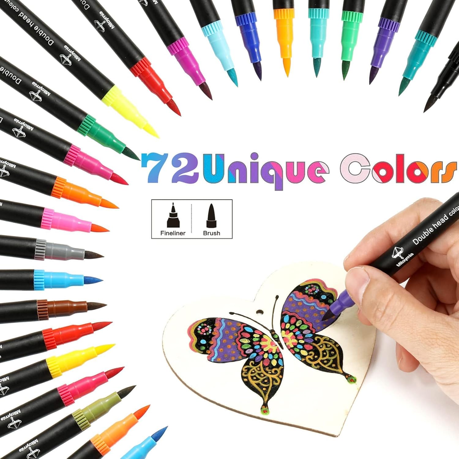 72 Rotuladores de Colores Mitoymia