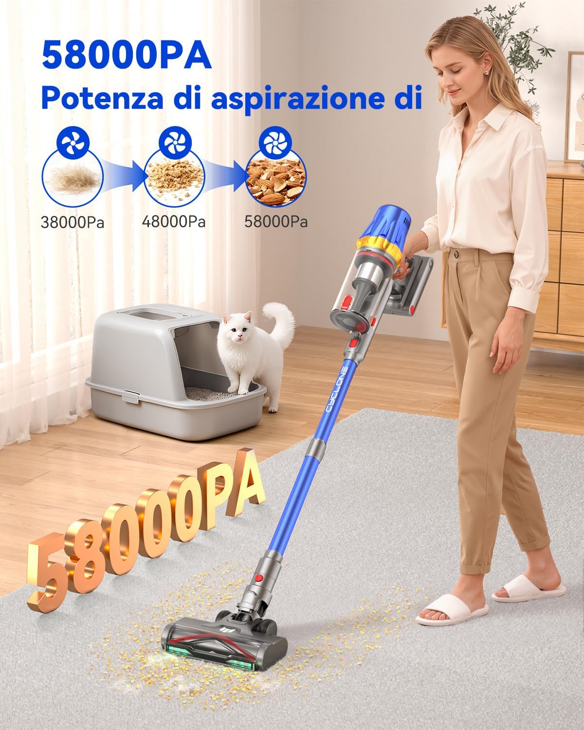 Huhuba H9 Aspiradora sin Cable