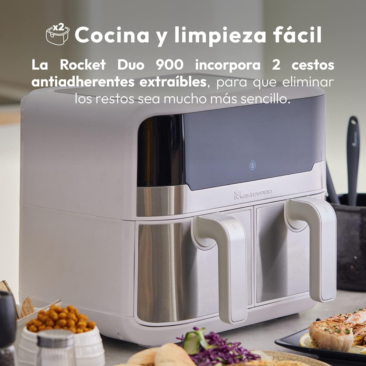 MasterPro Rocket Duo 900 Freidora de aire