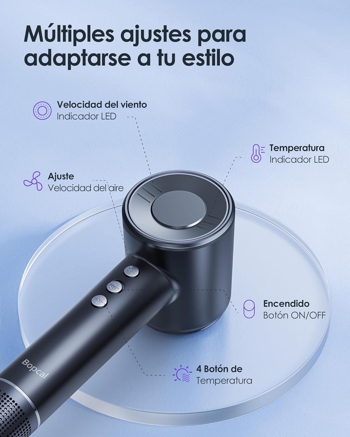 Bopcal Secador Pelo Iónico