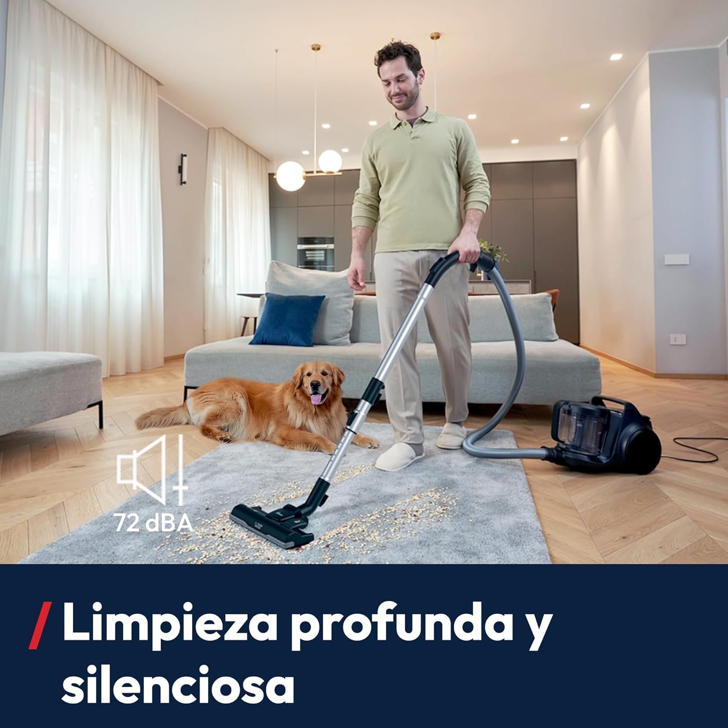 Hoover HP2 Aspiradora sin Bolsa Potente