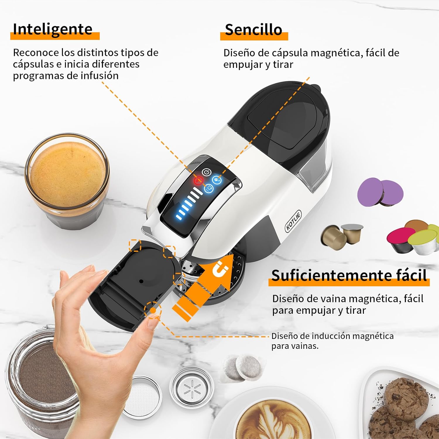 19Bar 5en1 Máquina de Café