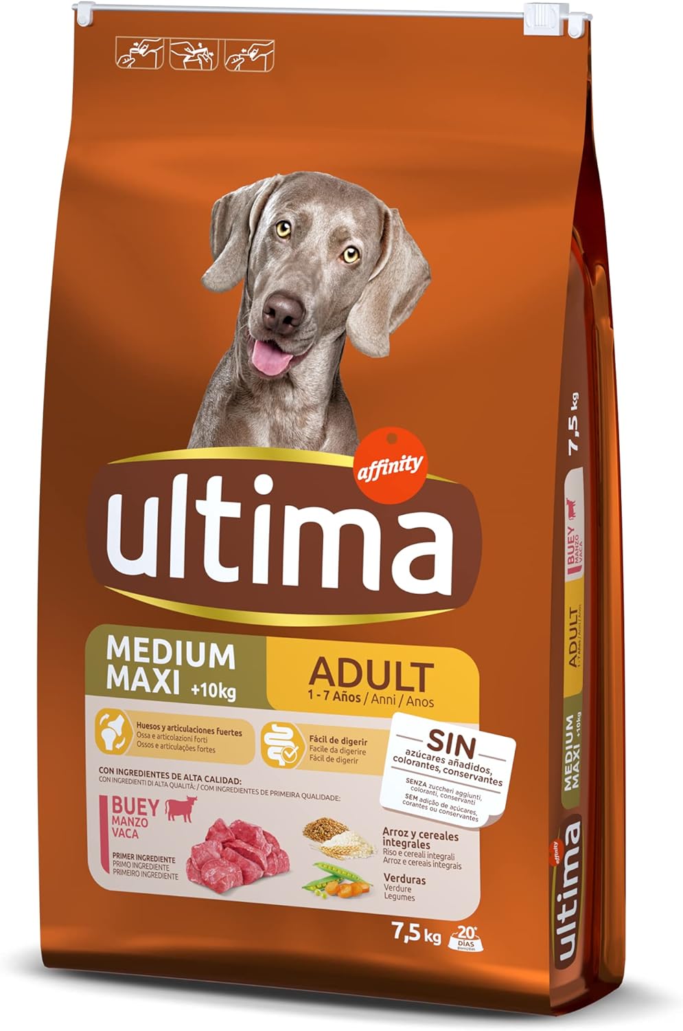 Pienso perros adultos Ultima Medium