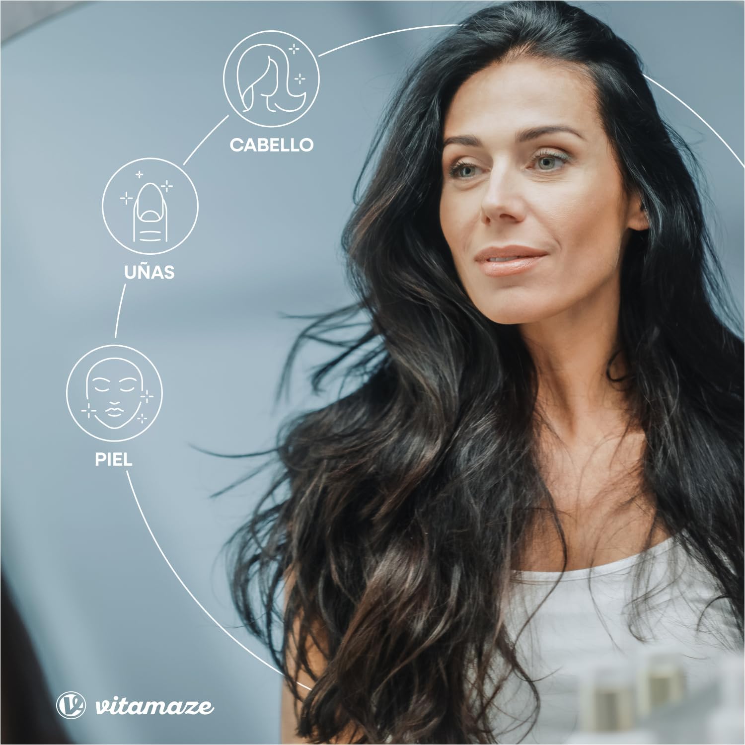 Biotina Vitamaze Cabello Piel y Uñas