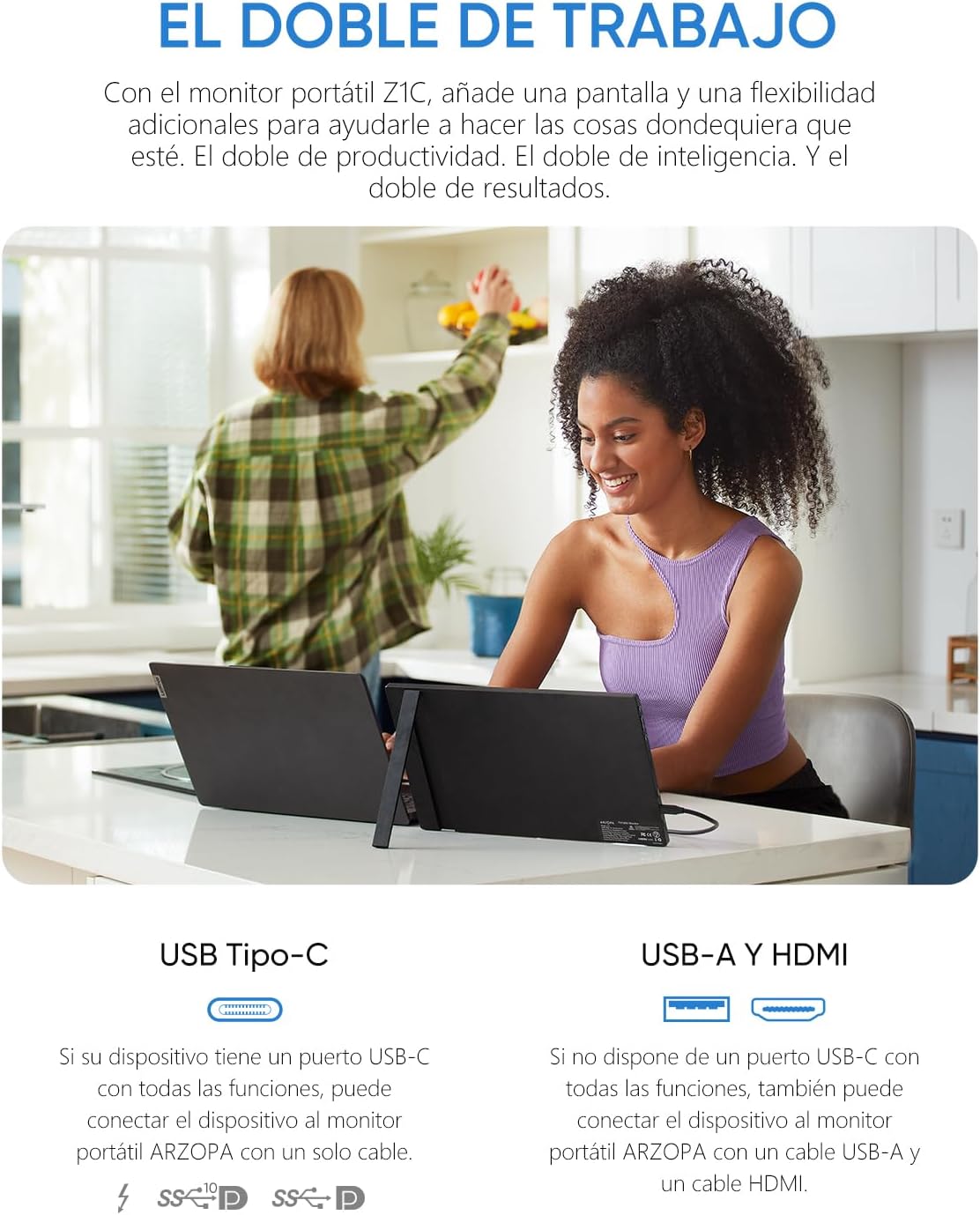 monitores portátiles