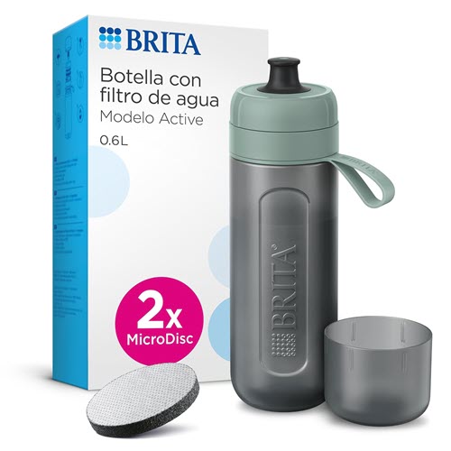 BRITA Botella deportiva con filtro de agua