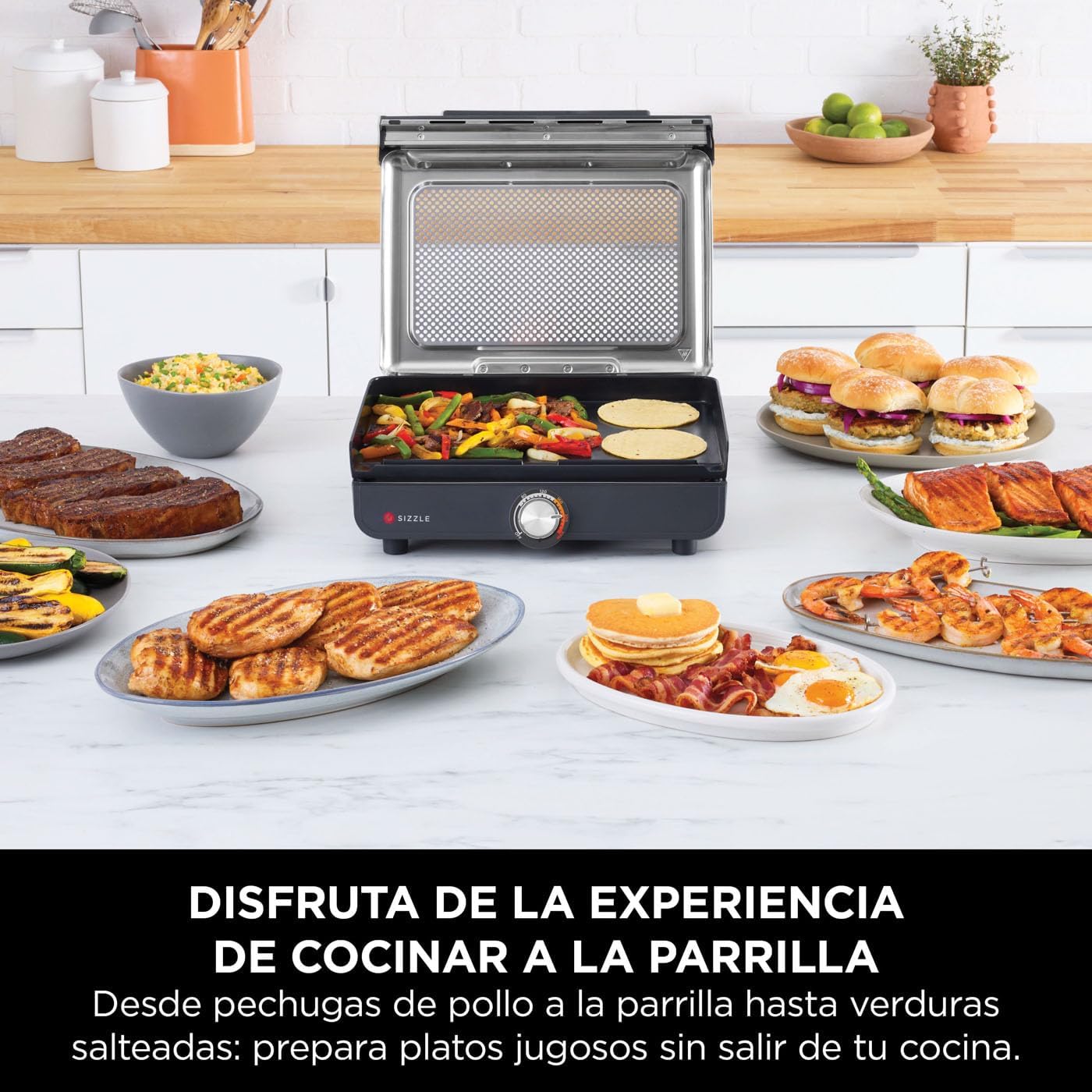 Parrilla y plancha Ninja Sizzle