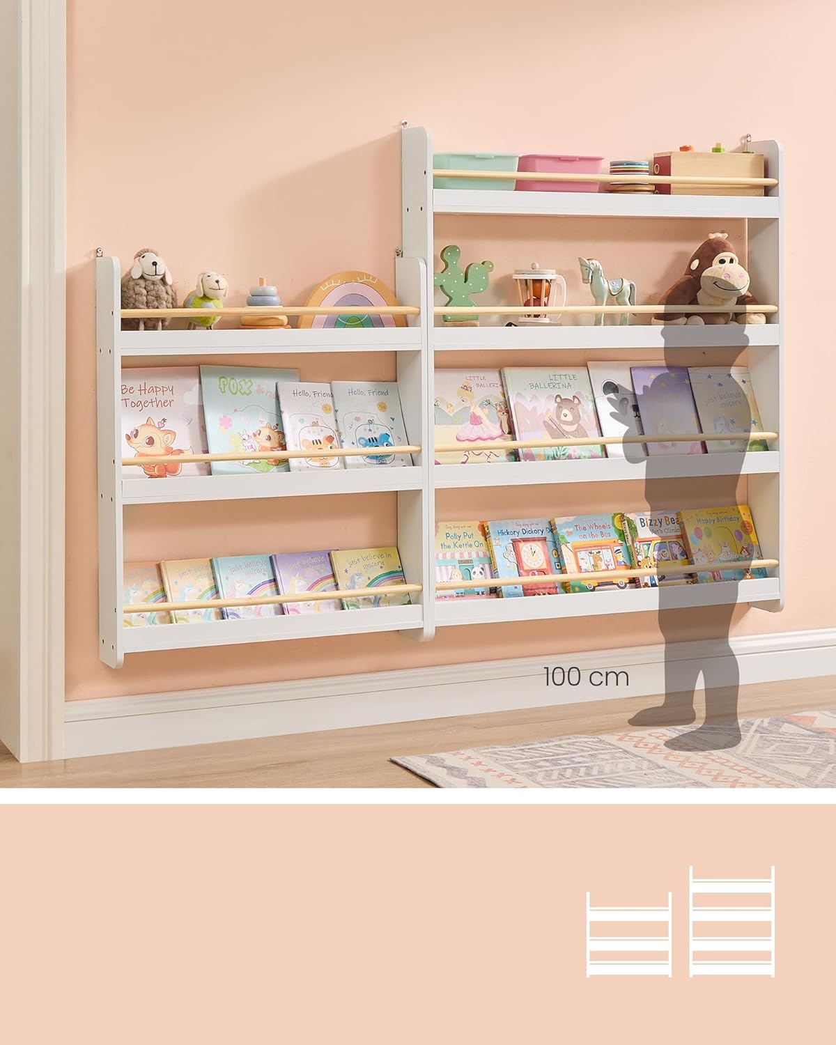 SONGMICS Estantería Infantil