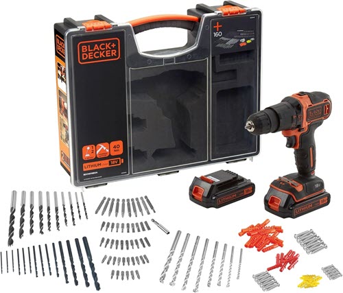 CHOLLO Taladro atornillador BLACK+DECKER 18BOA
