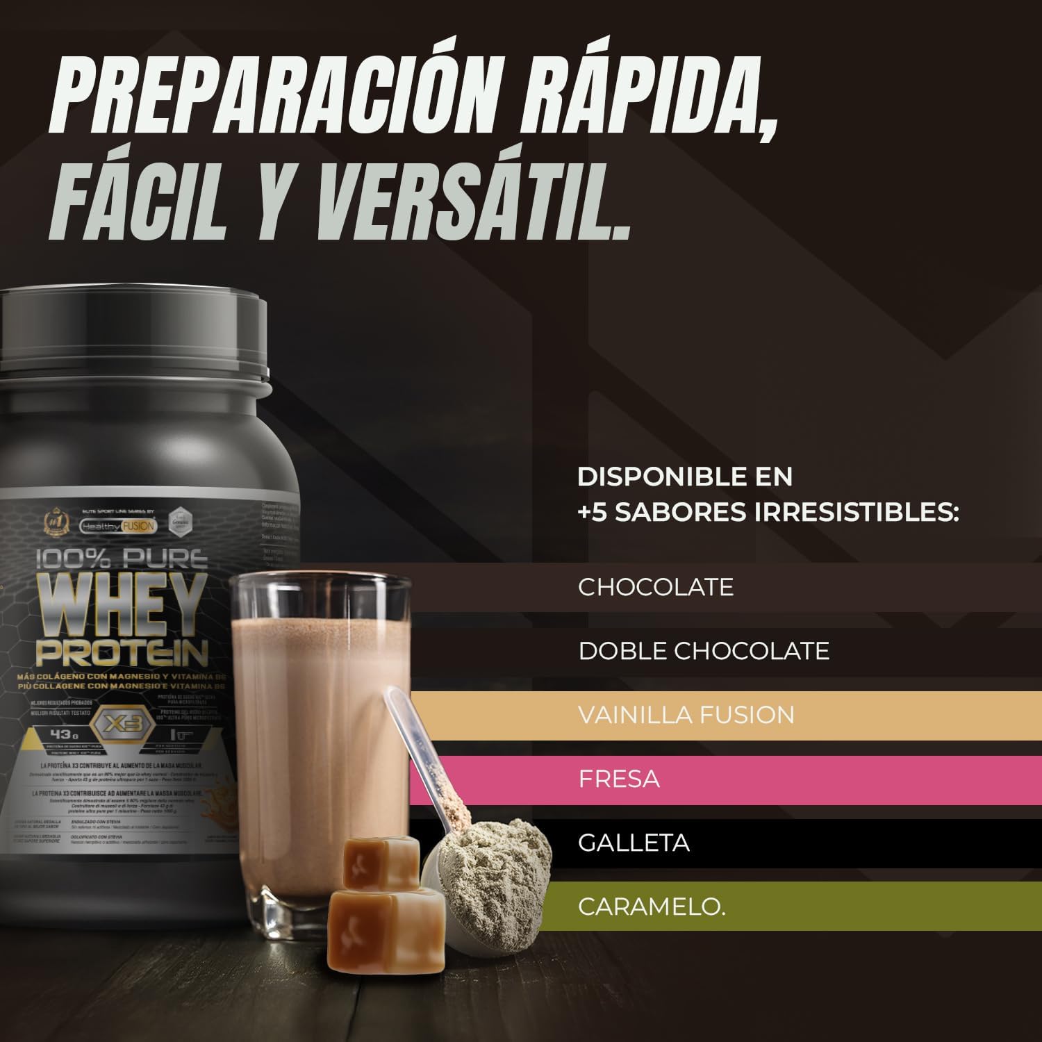 Healthy Fusion Whey Protein 1KG