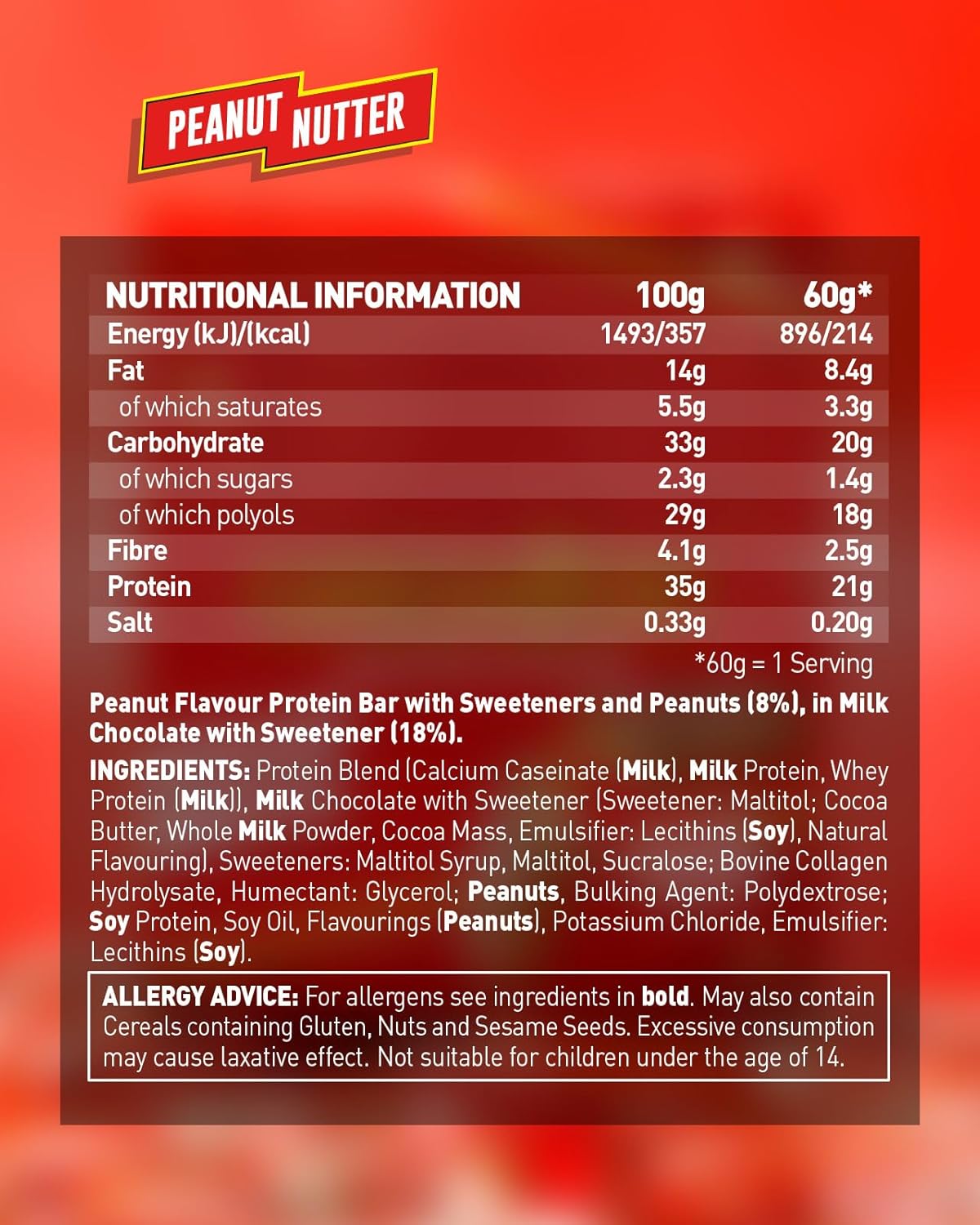 Grenade Barra de Proteína Peanut Nutter