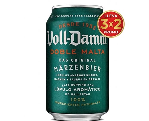 Voll Damm Cerveza Doble Malta Pack 12