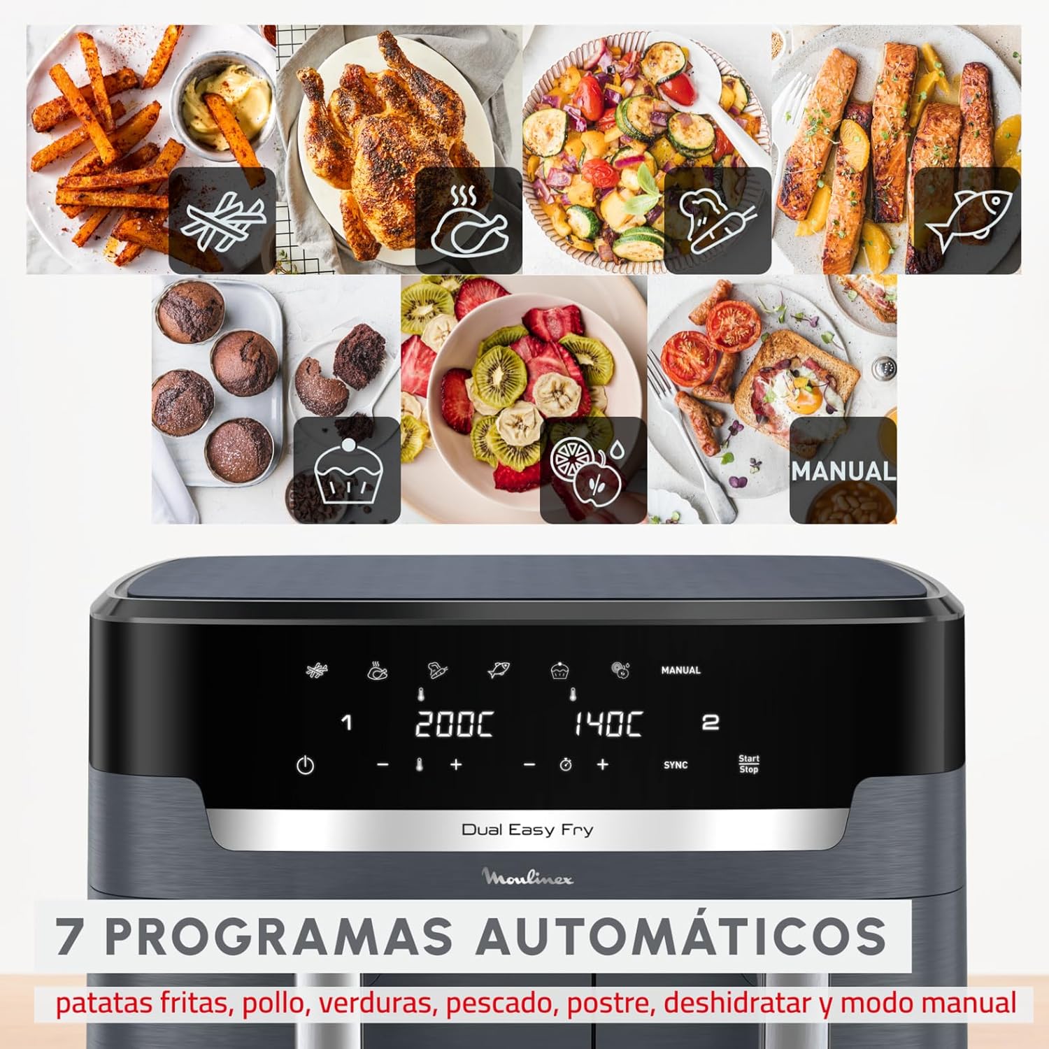 FREIDORA DE AIRE Moulinex XXL 11L