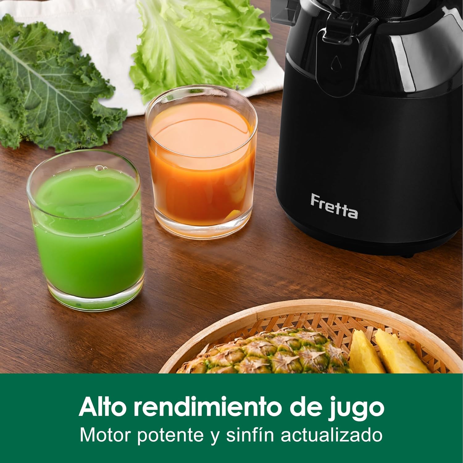 Fretta Extractor de Zumos y Verduras