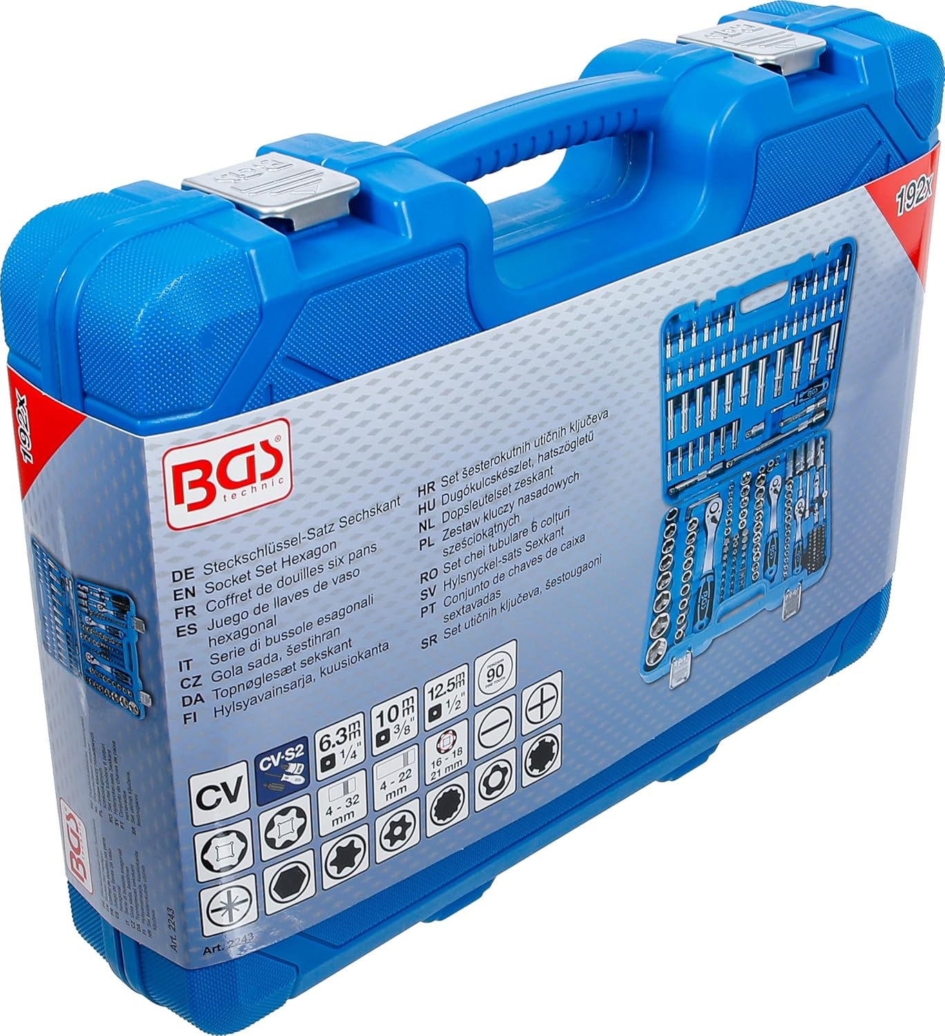 Juego de llaves de vaso hexagonal BGS